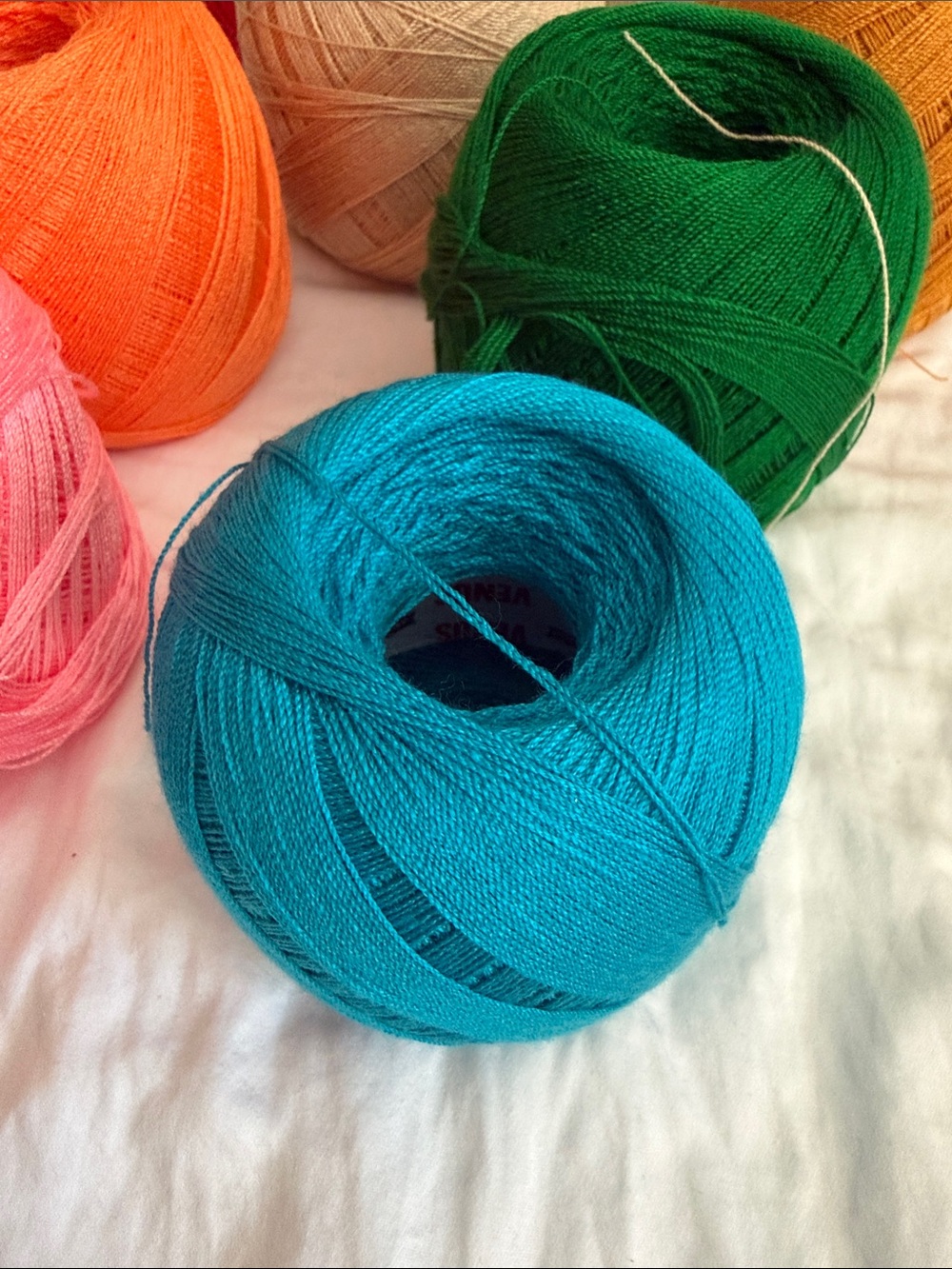 Colorful Crochet Thread Bundle - Multi Color - Picture 2 of 4